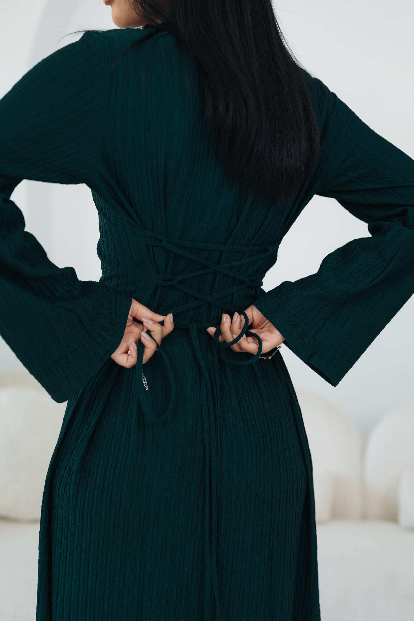 CASUALLY CINCHED - teal