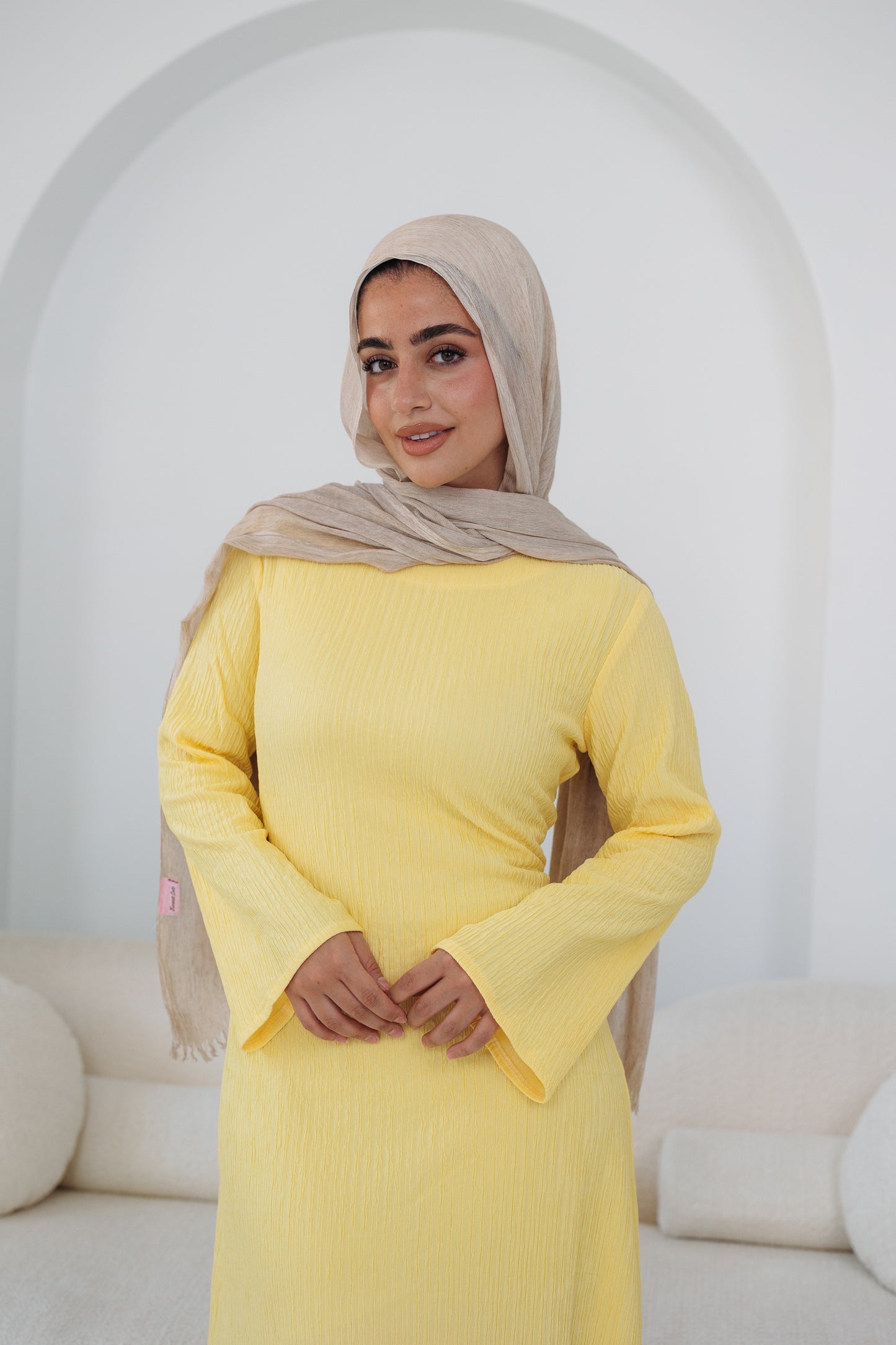 CASUALLY CINCHED- Butter Yellow no