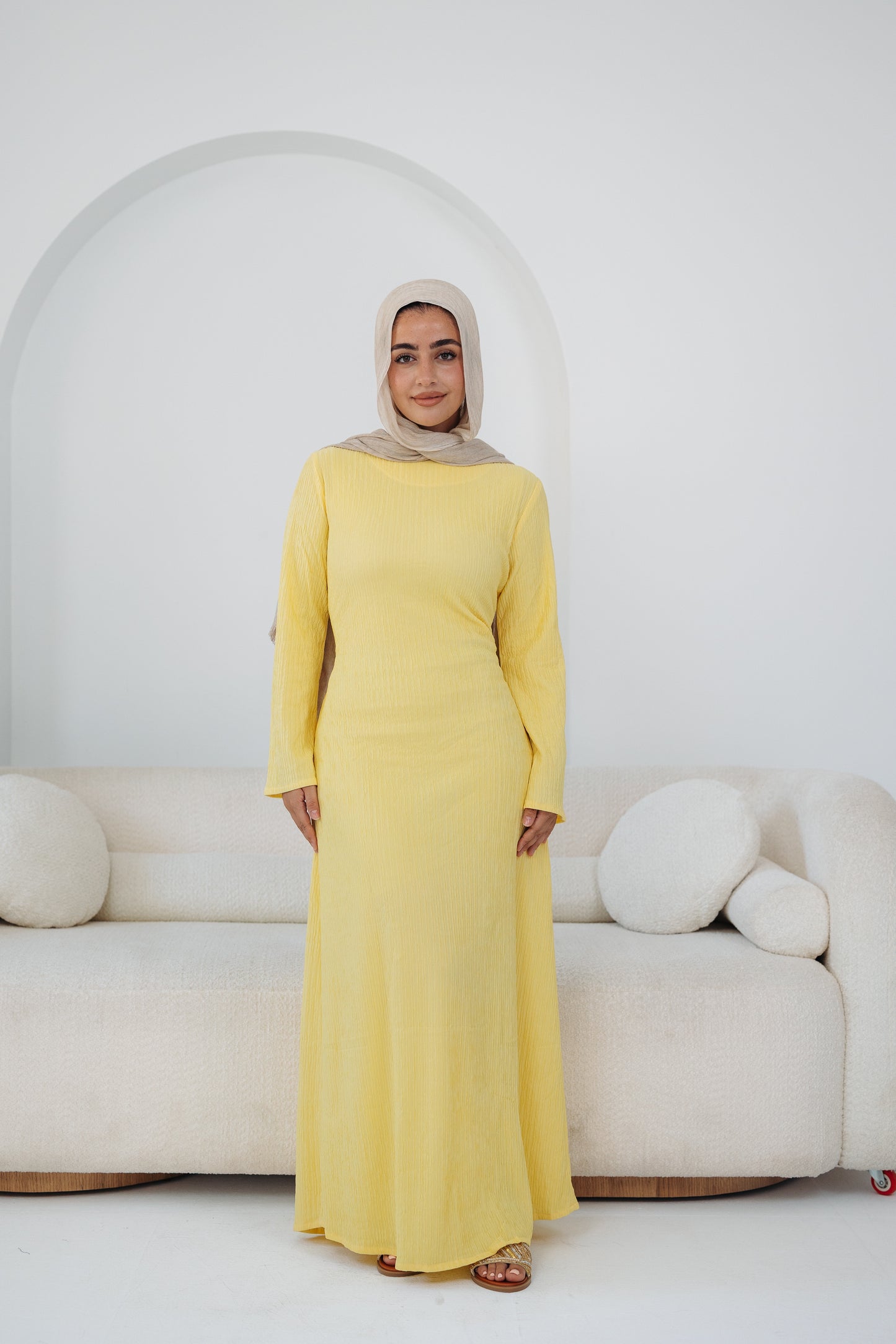 CASUALLY CINCHED- Butter Yellow no