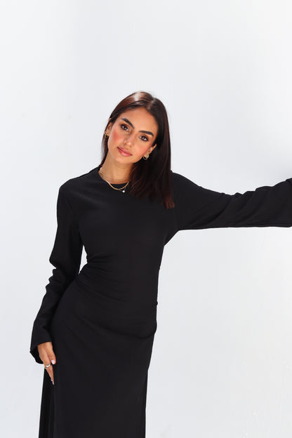CASUALLY CINCHED BLACK