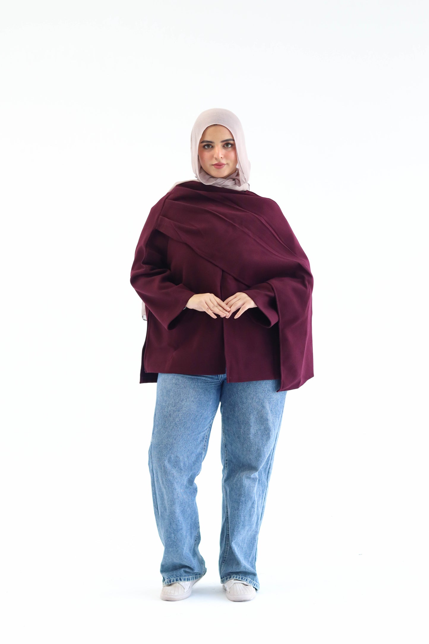 Scarfed Up- Burgundy