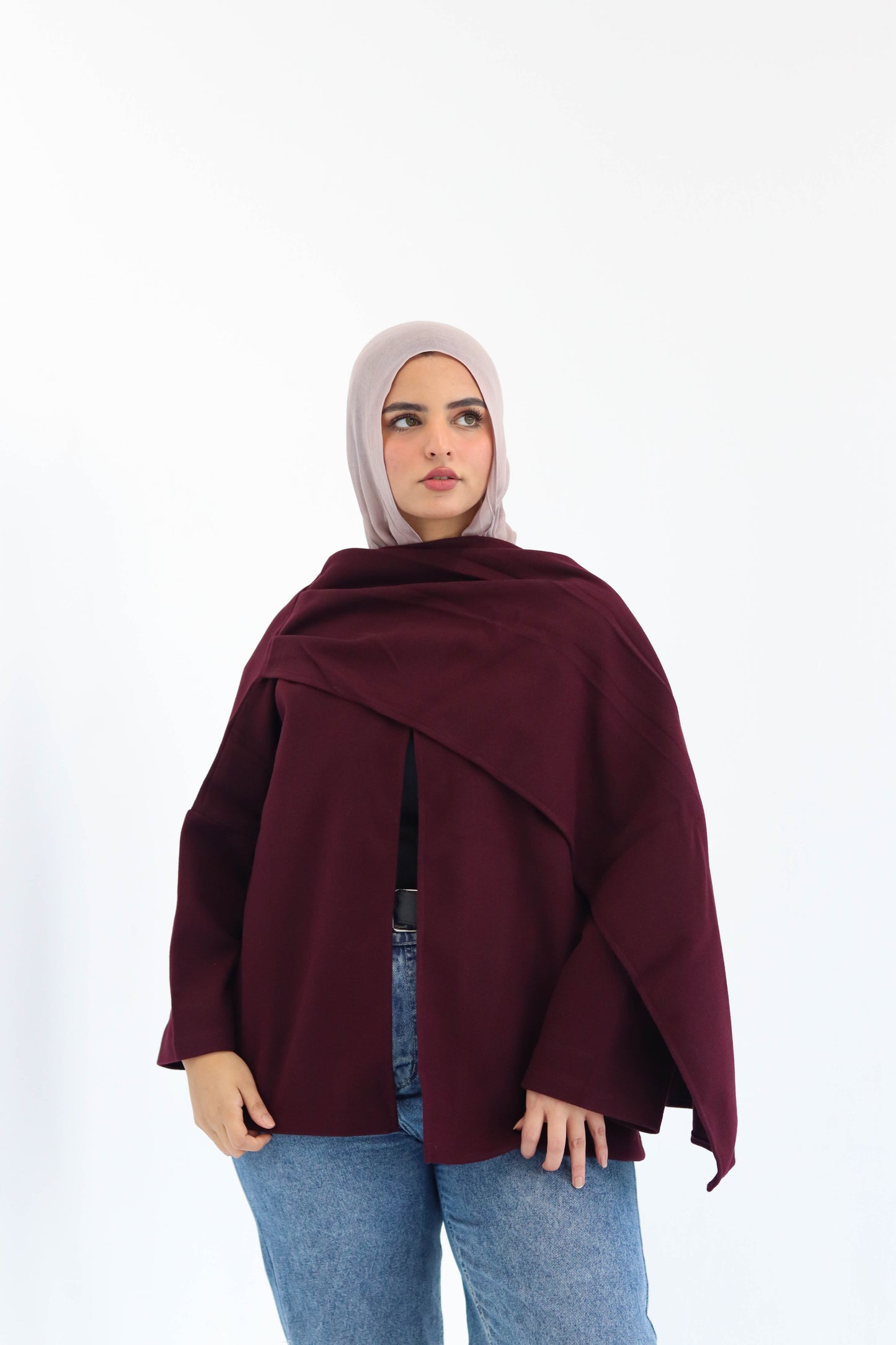 Scarfed Up- Burgundy