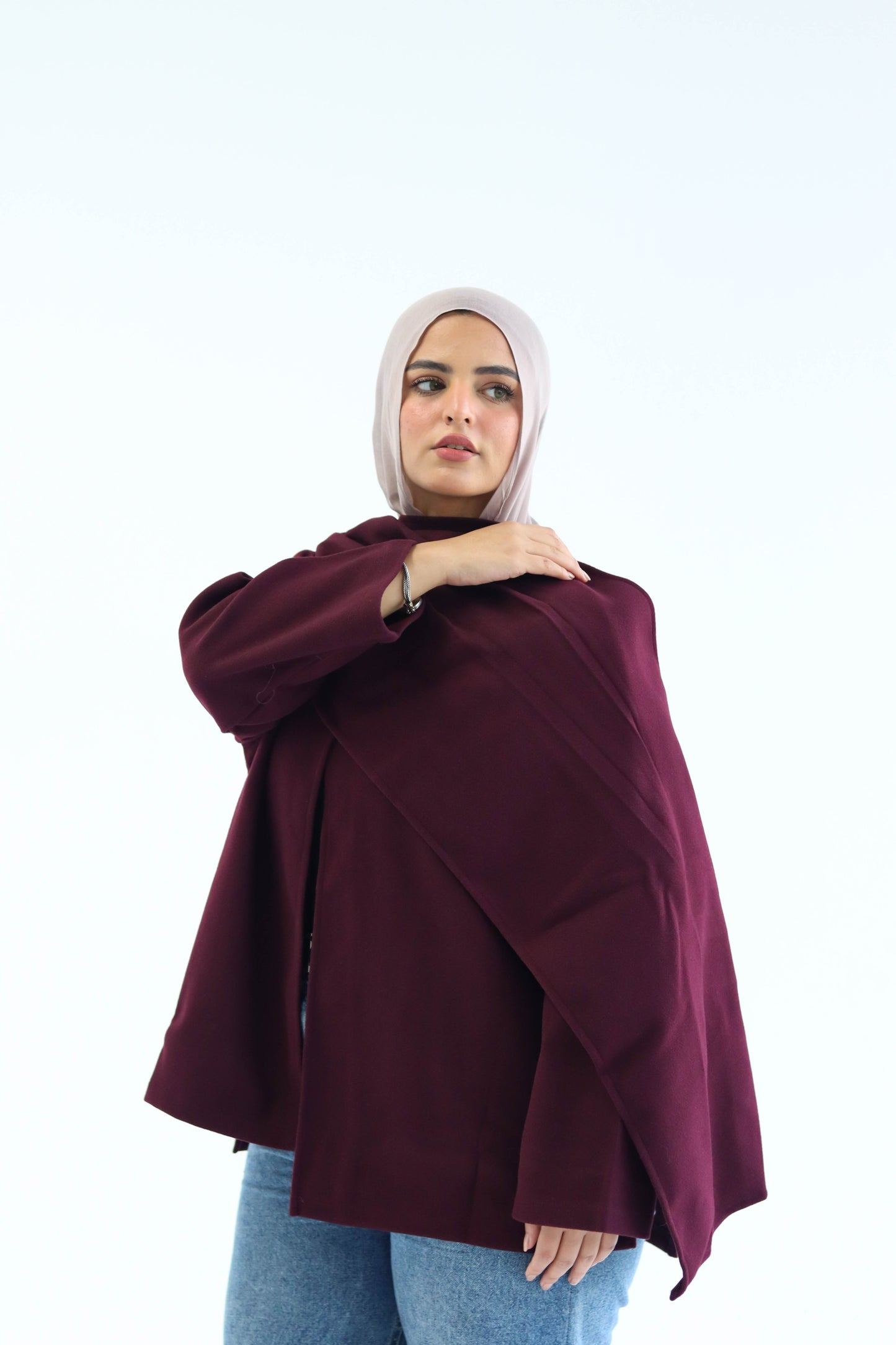 Scarfed Up- Burgundy