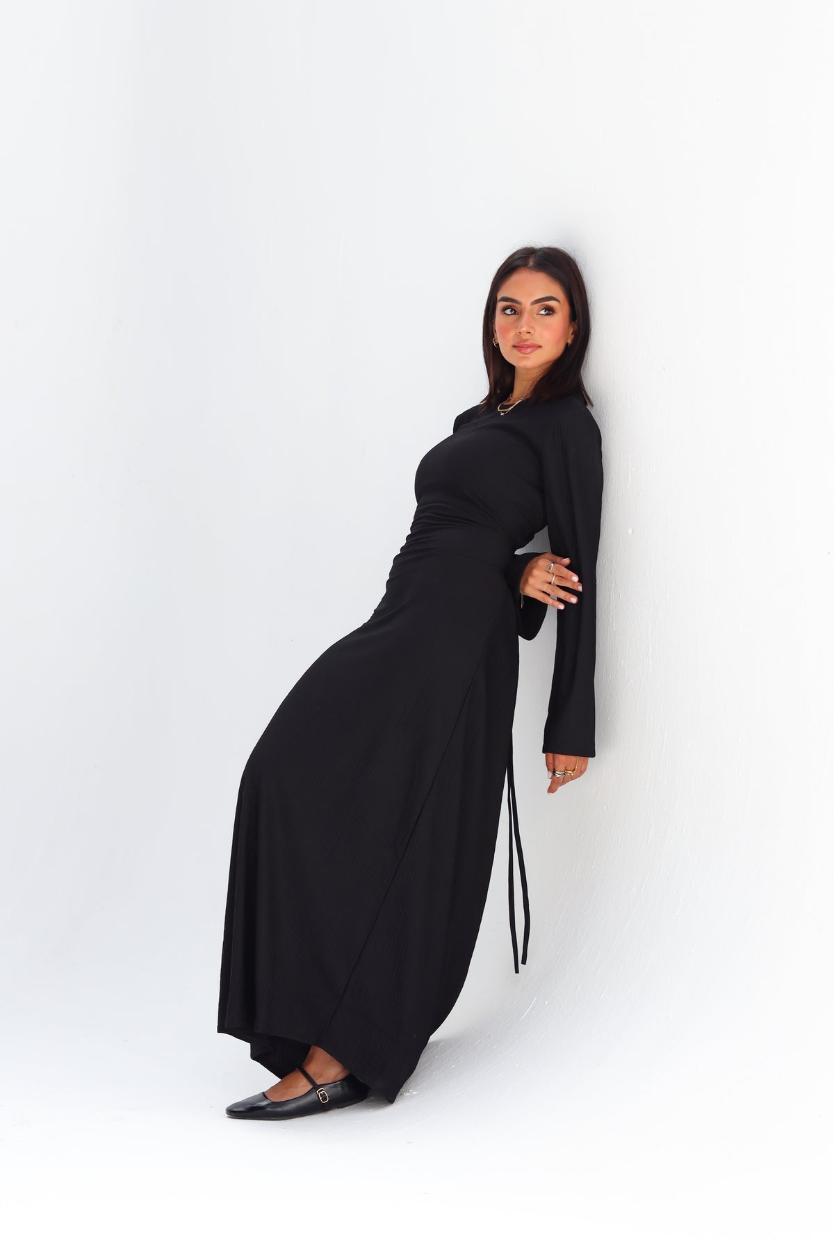 CASUALLY CINCHED BLACK