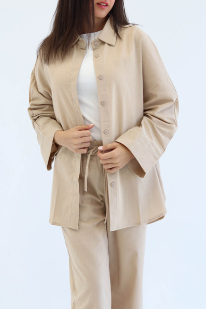 DAZZLING SET in BEIGE 🍂